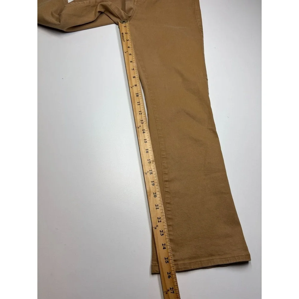 FRAME Jeans Womens 28 Brown Le Crop Mini Boot Bootcut Vicuna Coated